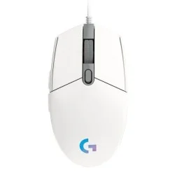 Logitech G203 Lightsync Gaming Mouse - White